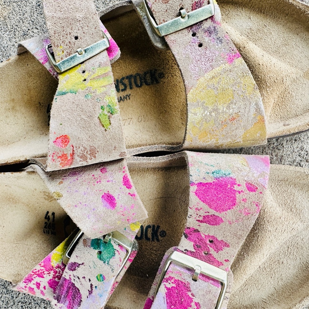 Birkenstock flower sandals